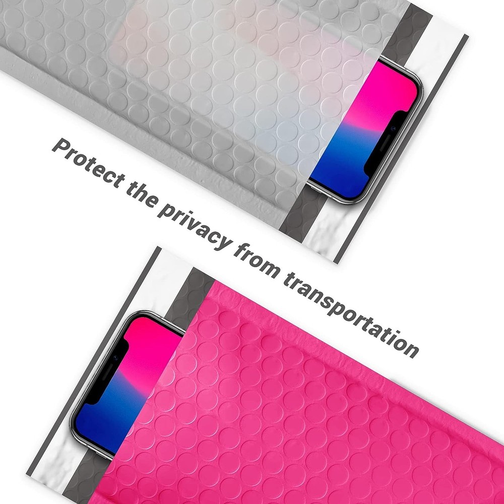 25 #5 Pink Poly Bubble Mailers 10.5" x 16" Shipping Mailing Padded Envelopes