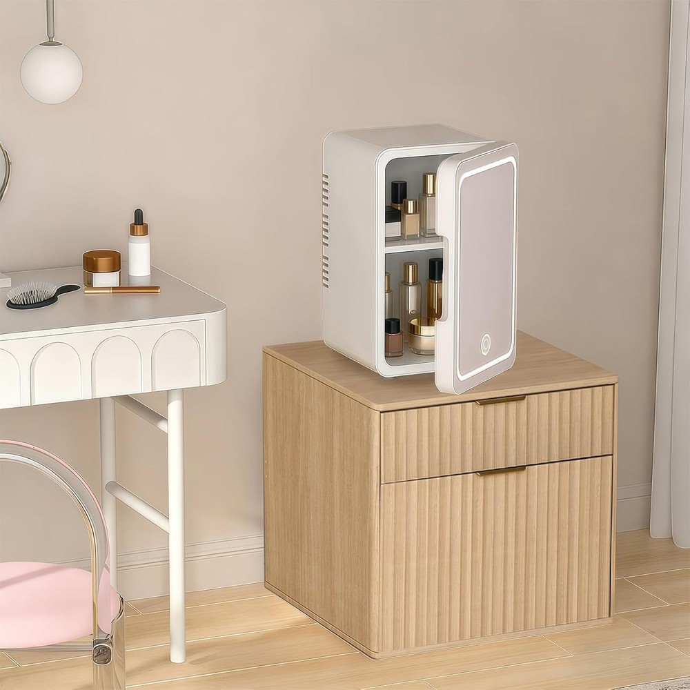 Mini Fridge Stand with Storage