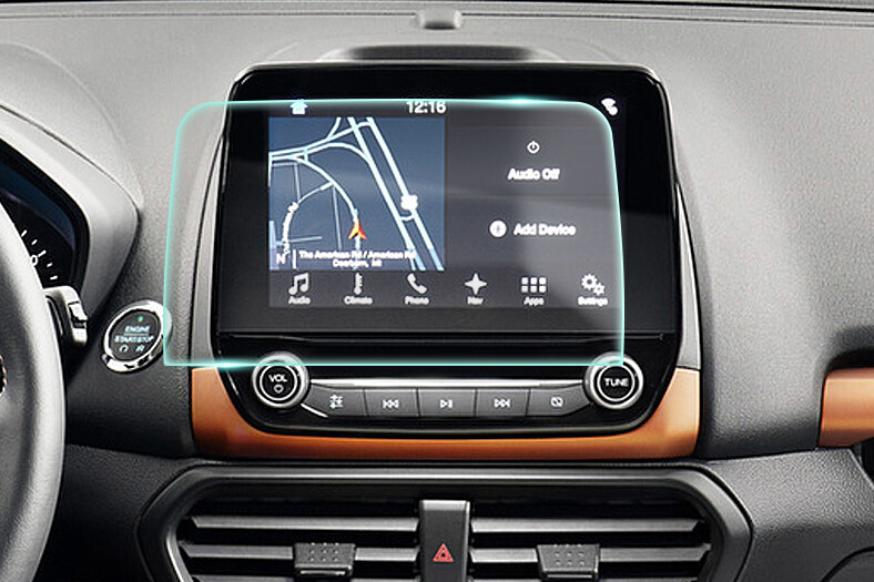 Crystal Clear Screen Protector for 2018 Ford Ecosport Vehicle Navigation