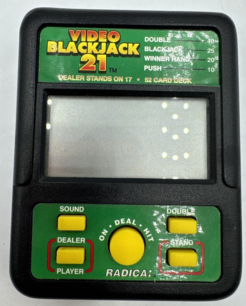 Radica Model 450 Video Blackjack 21 R9438.
