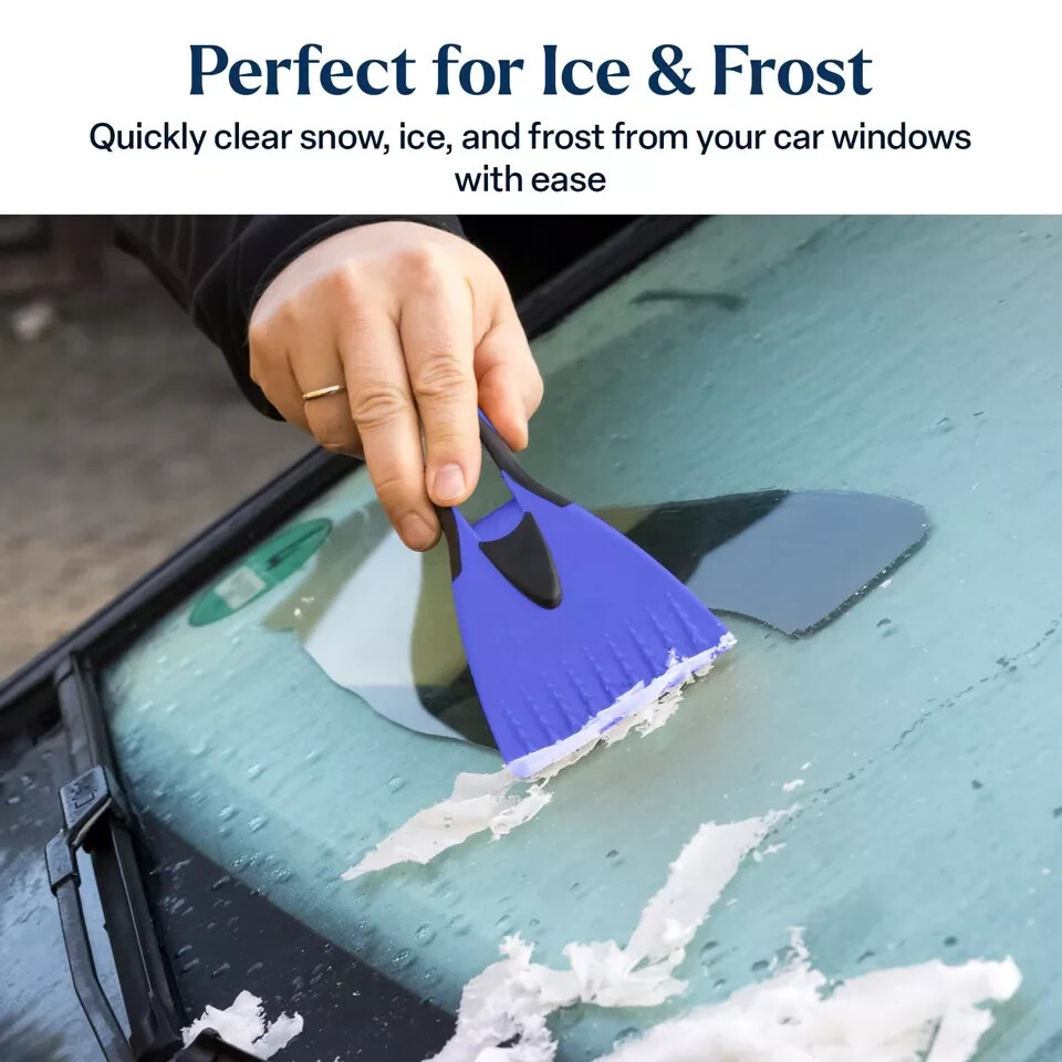 Sturdy De-Icer Scraper for Car Windscreen Snow Frost Free Windshield Winter