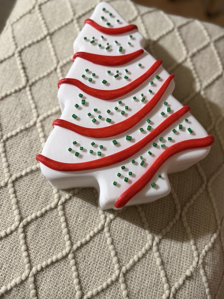 Little Debbie Christmas Tree Gift/Storage Box