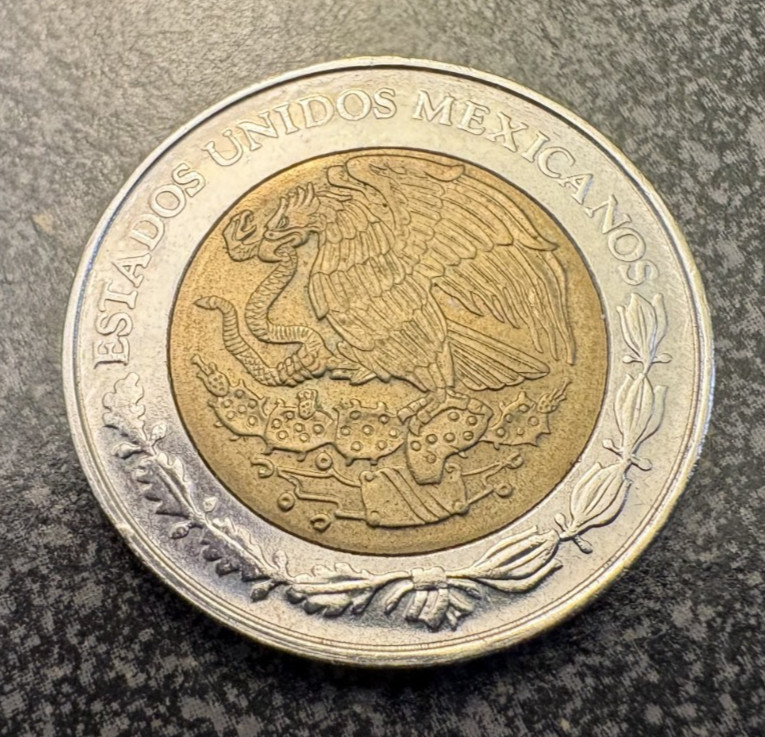 Mexico 50 Centavos 2006 & 1 Peso 1996