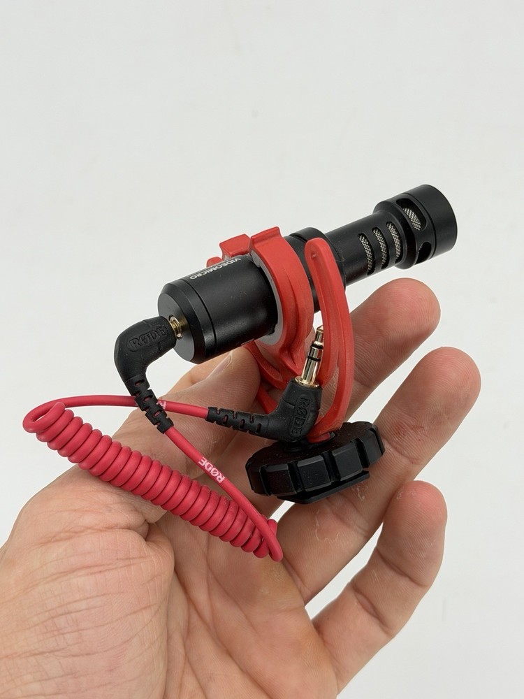 Rode VideoMicro Compact On-Camera Mount Shotgun Microphone Detachable Tested