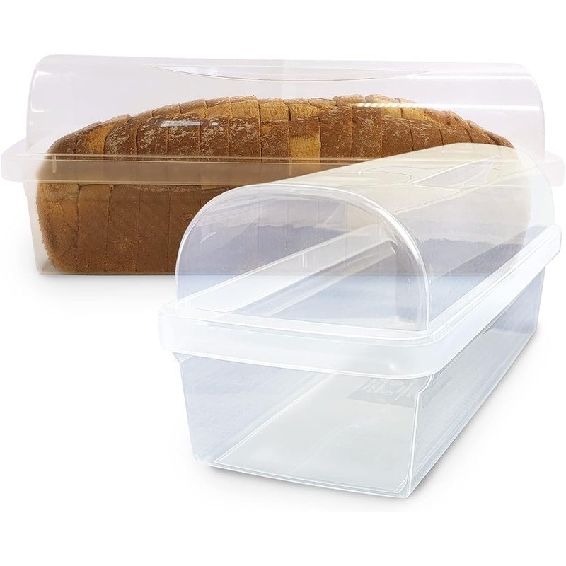 Bread Storage Container Freshness Keeper BPA Free Easy Open Plastic Holder New