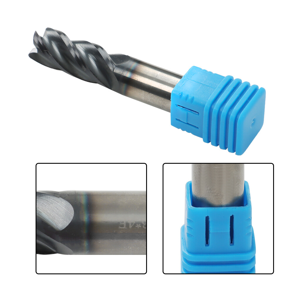 1/2" 4 FLUTE Variable Helix Carbide End Mill .030 Radius TiALN New