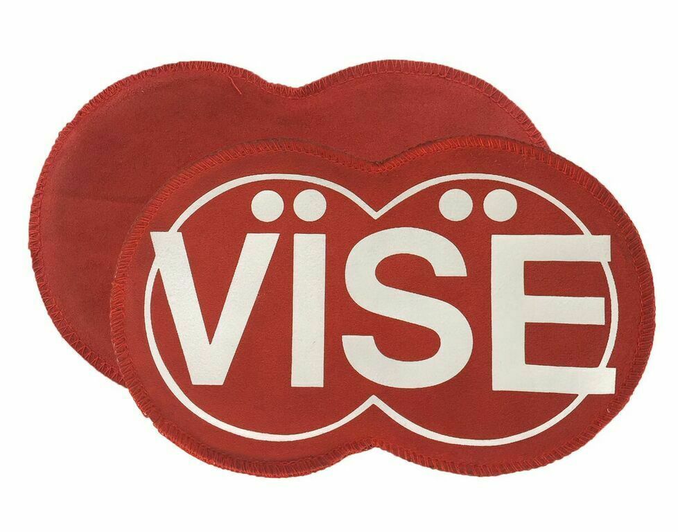 Vise Bowling Leather Shammy Pad RED