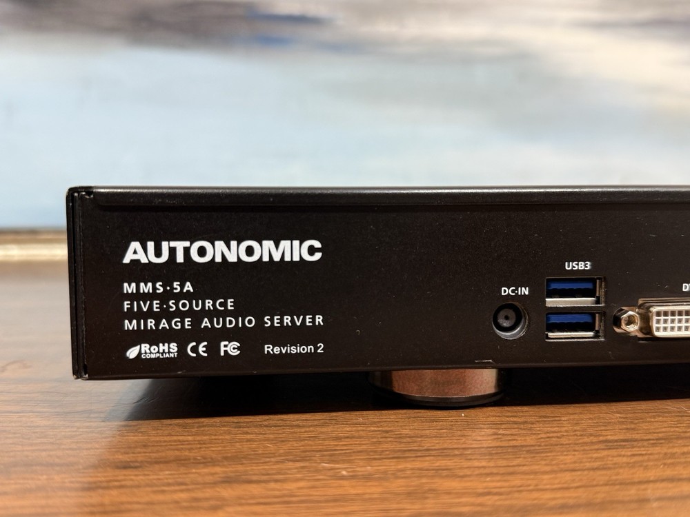 Autonomic MMS-5A Mirage Five Source Audio Server ( POWER SUPPLY MISSING )