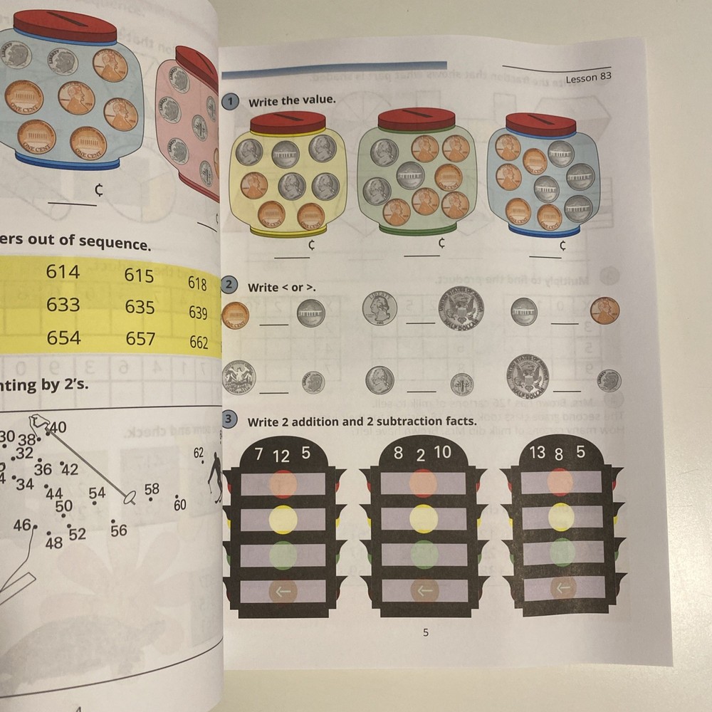 HORIZONS 2nd Grade Math Student Book 2, No Writing