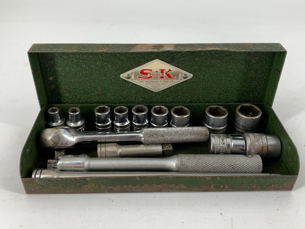 S-K Tools Ratchet Set in Box (INCOMPLETE READ CONDITION, Revised)