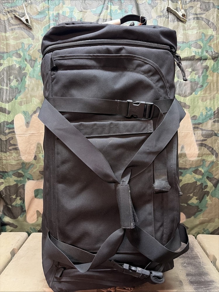 Thin Air Gear Olympus Deployment Rolling Duffle Bag Backpack Black Wheeled