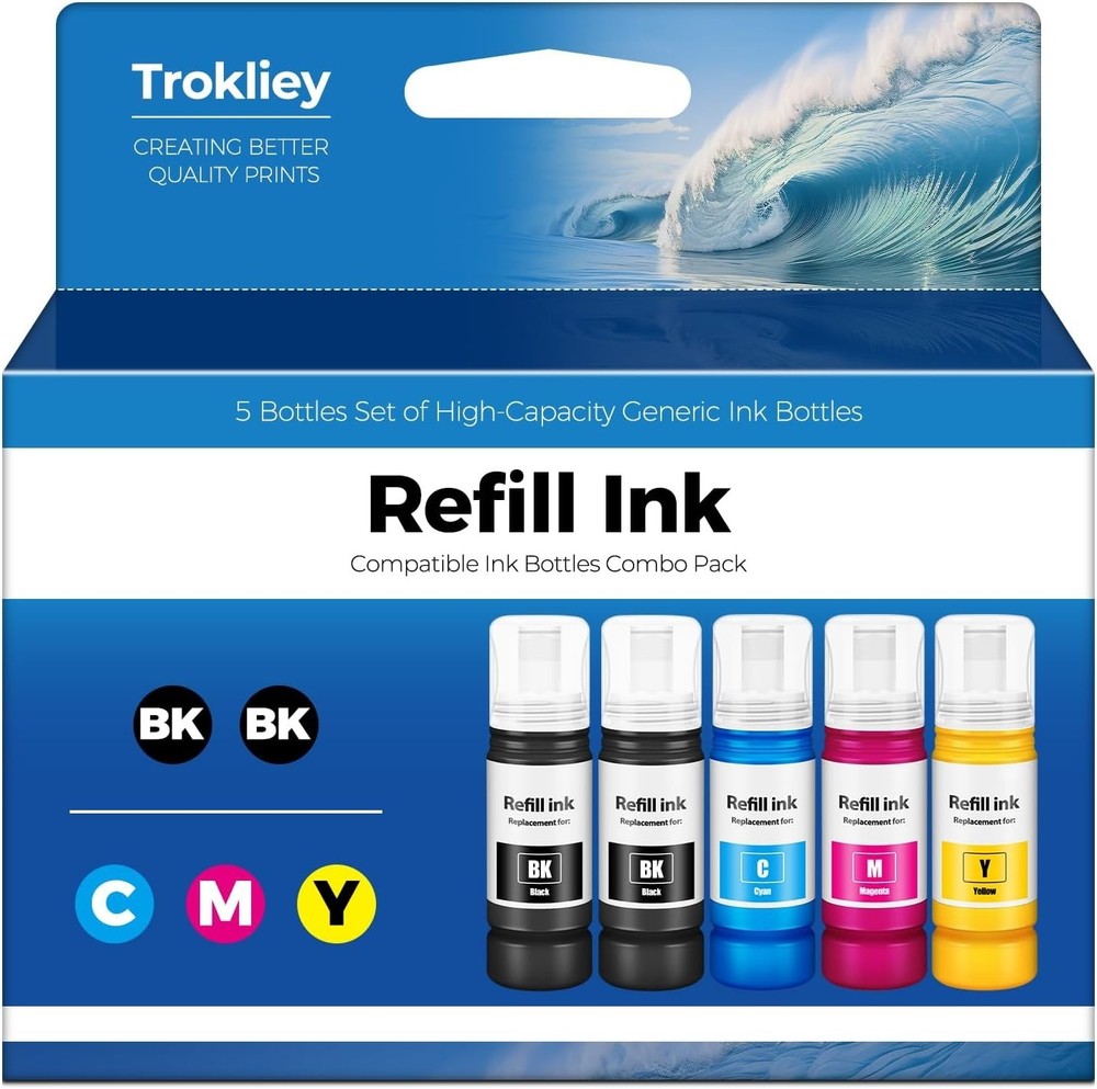 Professional Grade Ink Refill Bottles for ET Series Printers