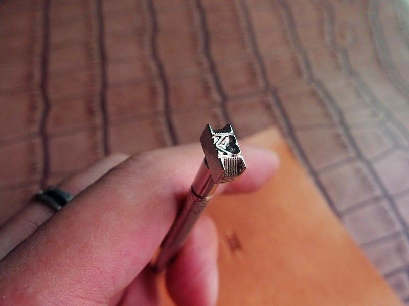 Stainless Steel leather craft Heart  small basket Decorative pattern Stamp Tool