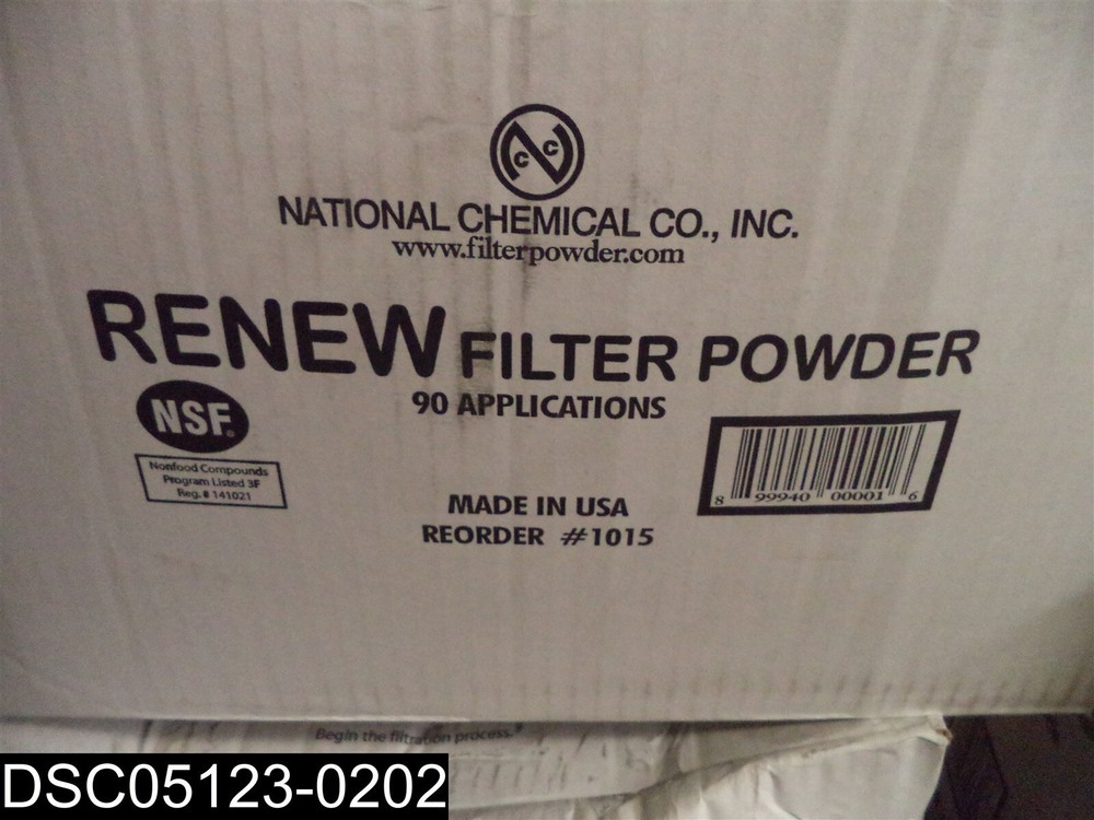 QTY=90 Pouches: 1015 Renew Filter Powder
