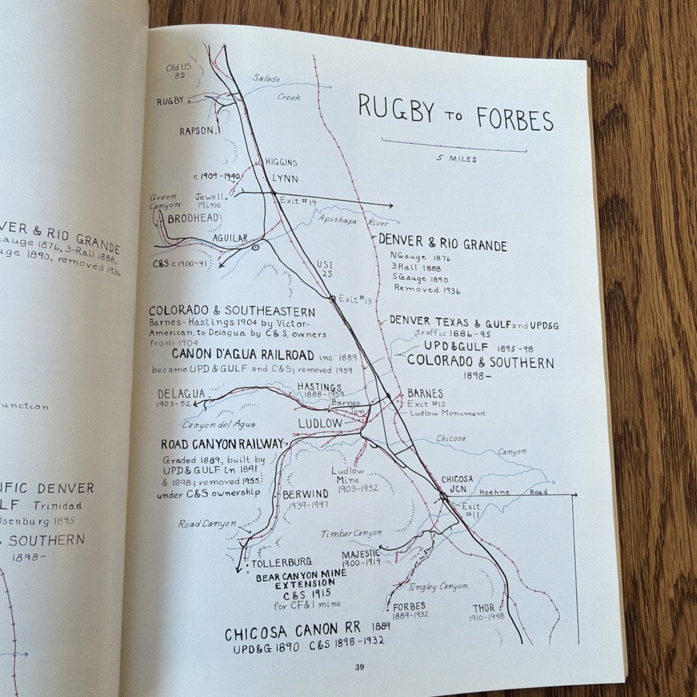 Tracking Ghost Railroads in Colorado by Robert Ormes 1992 10th Printing Guide-SC