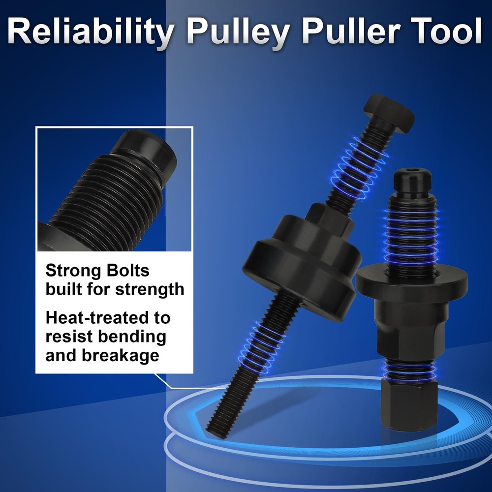 limontek Power Steering Pulley Puller Installer Tool Set, blue