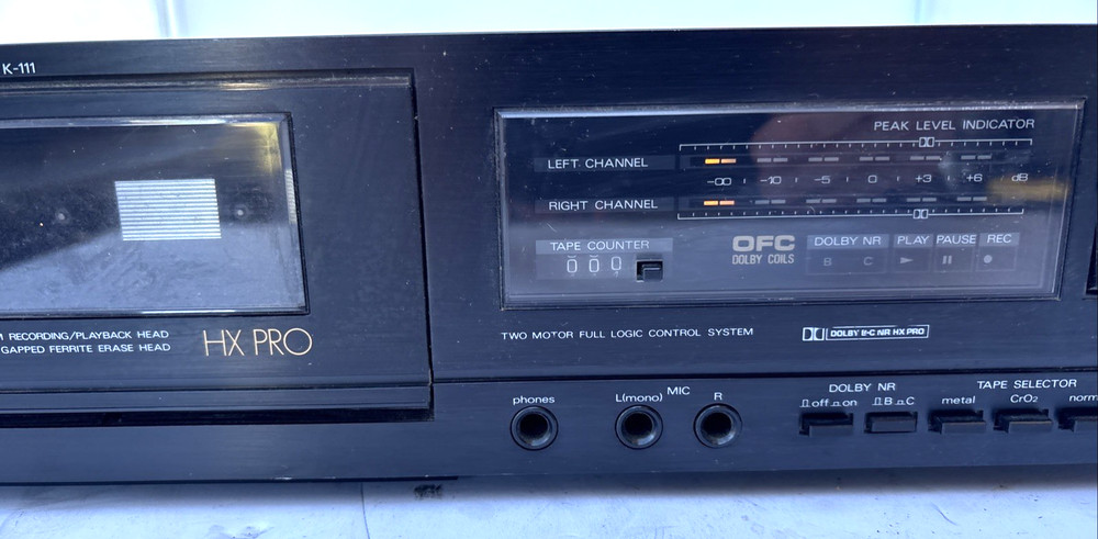 Luxman K 111 Pro Cassette Deck Tested And Working