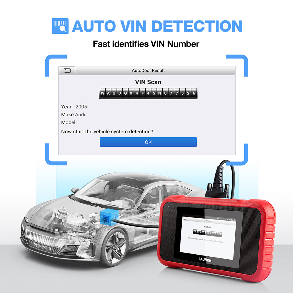 LAUNCH CRP123E OBD2 Scanner ABS SRS Code Reader Check Engine Car Diagnostic Tool
