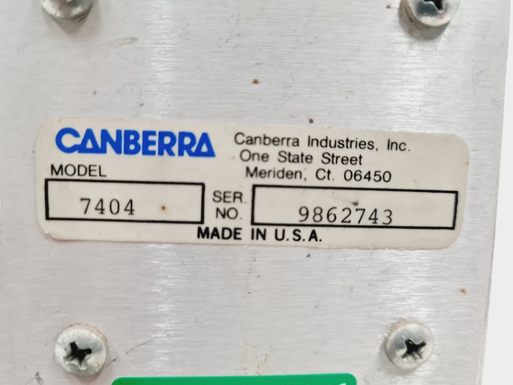 Canberra 7404 Alpha Spectrometer - 4 × 7404-01 Modules