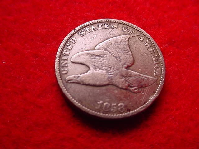 1858 FLYING EAGLE CENT GREAT CENT!!   #317