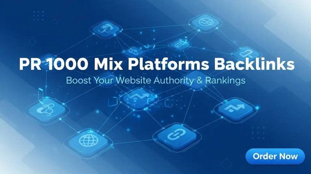HQ PR 1000 Mix Platforms Backlinks