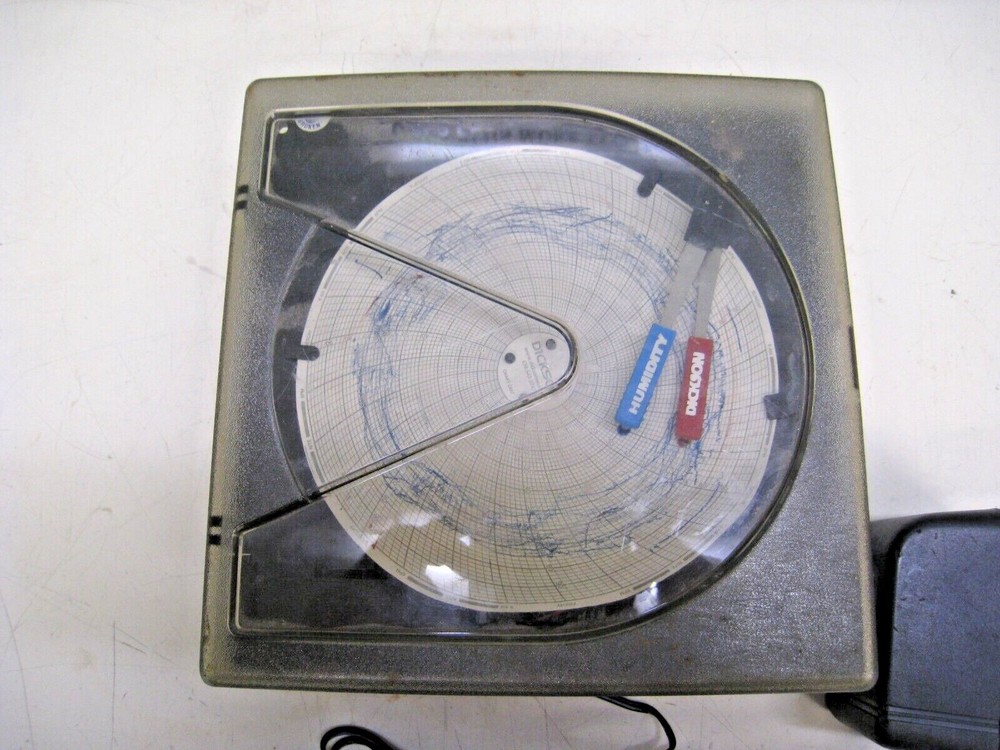 Dickson TH601 Chart / Humidity & Temperature Recorder With Power Supply