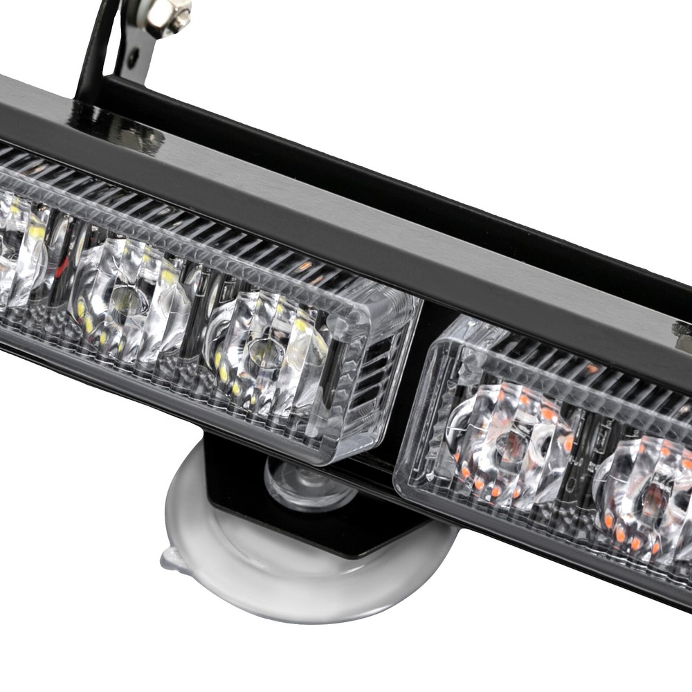 LED Strobe Light Bar Emergency Rooftop Flash Warning Traffic Advisor Waterproof