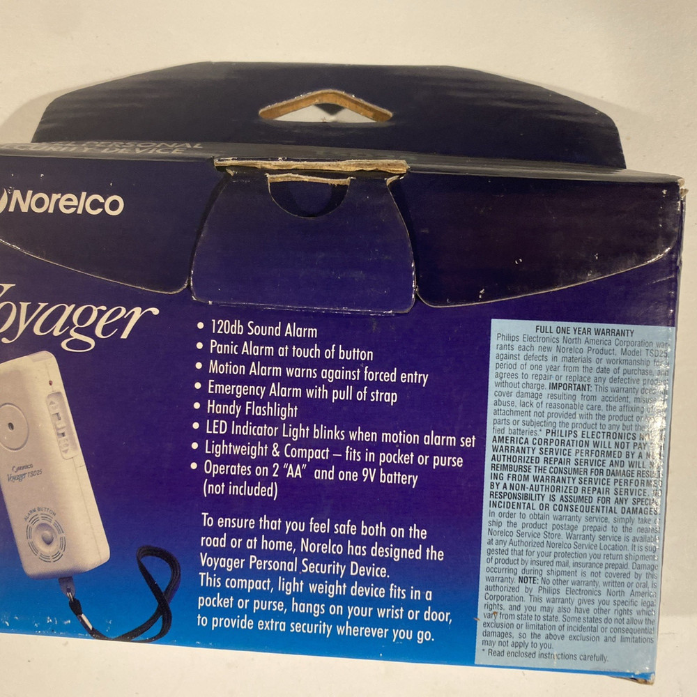 Norelco Voyager Travel Personal Security Device TSD25