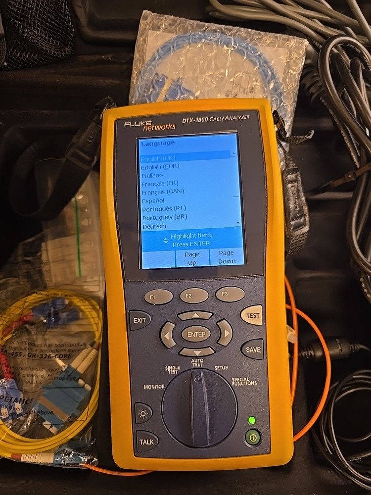 Fluke Networks DTX-1800 Smart Remote & Cableanalyzer FREE SHIPPING
