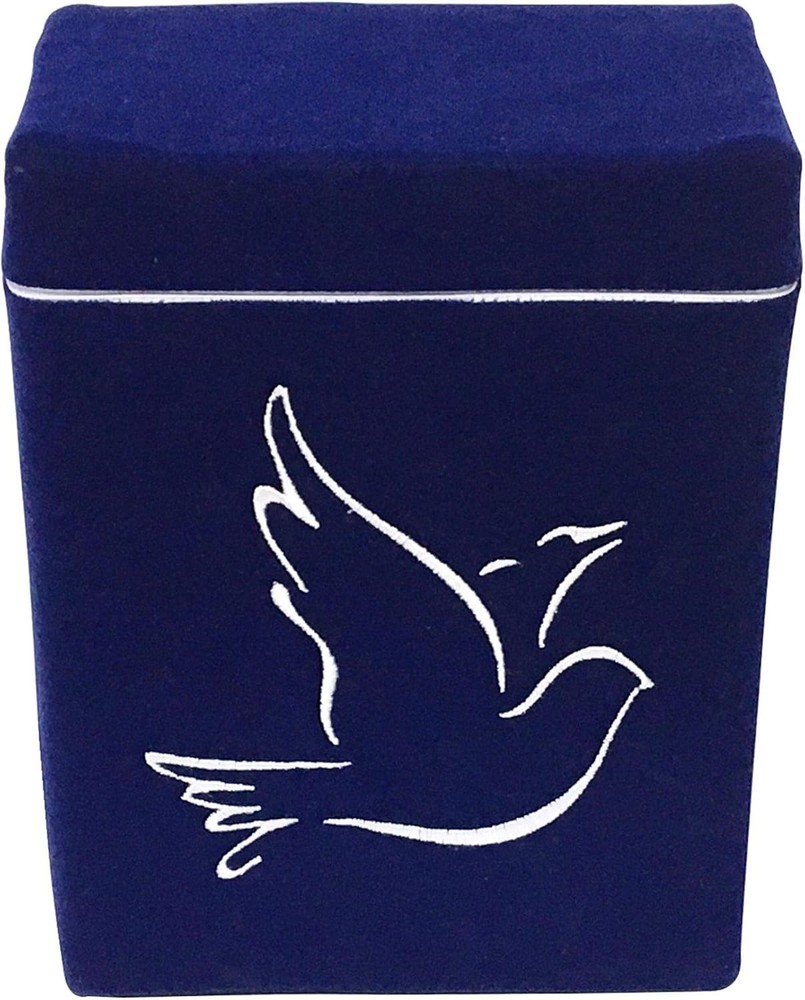 Secure Cremation Urn Bag and Temporary TSA Standard - Patented Blue