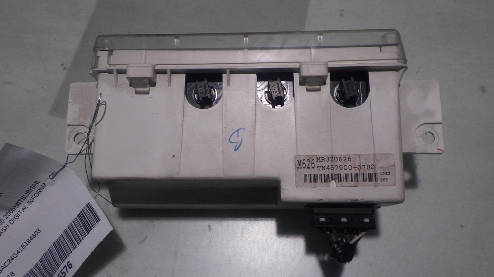 01 MITSUBISHI ECLIPSE Dash Digital Information Clock Bezel MR320626
