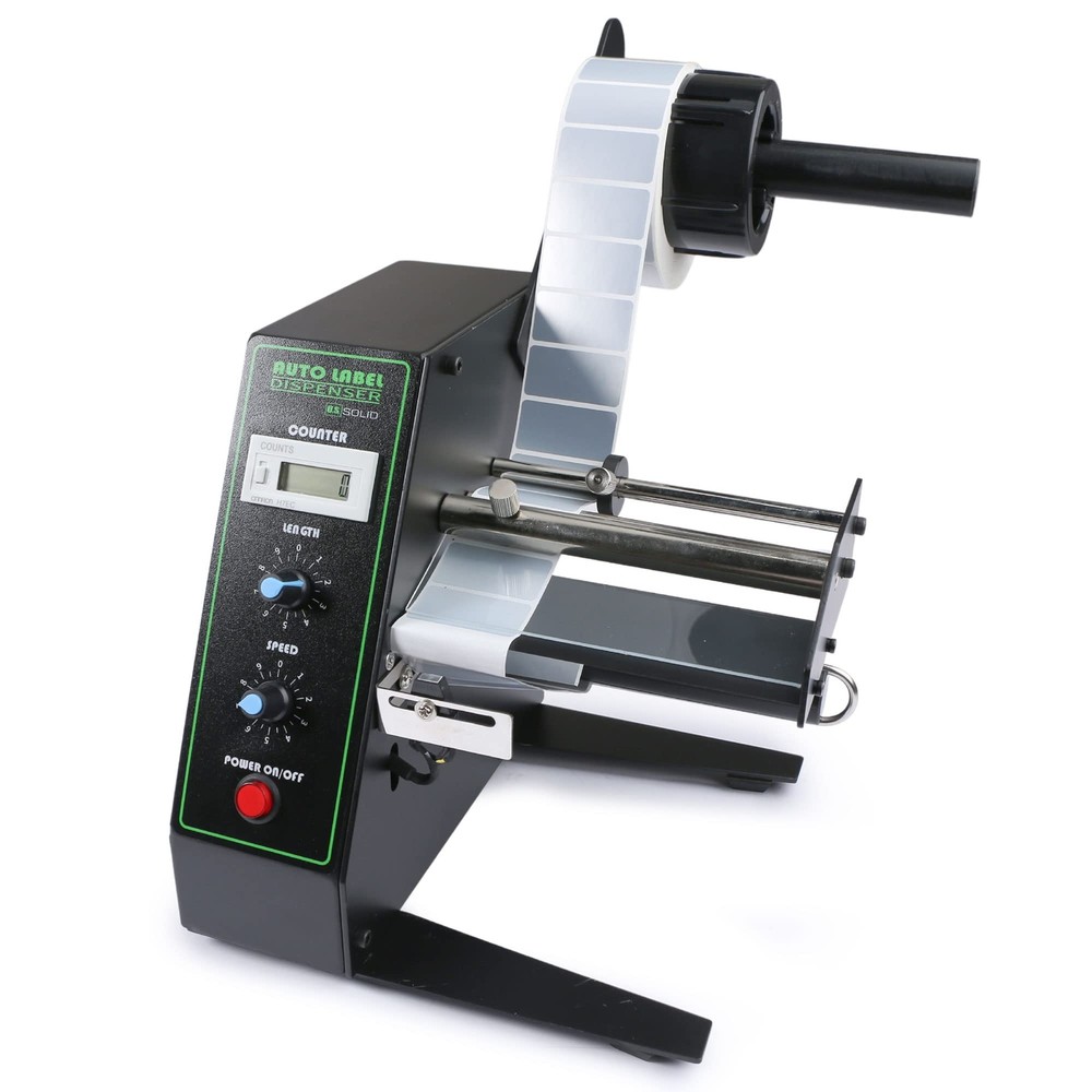 U.S. Solid Automatic Label Dispenser Opaque Labels Counter 5.51 in Width