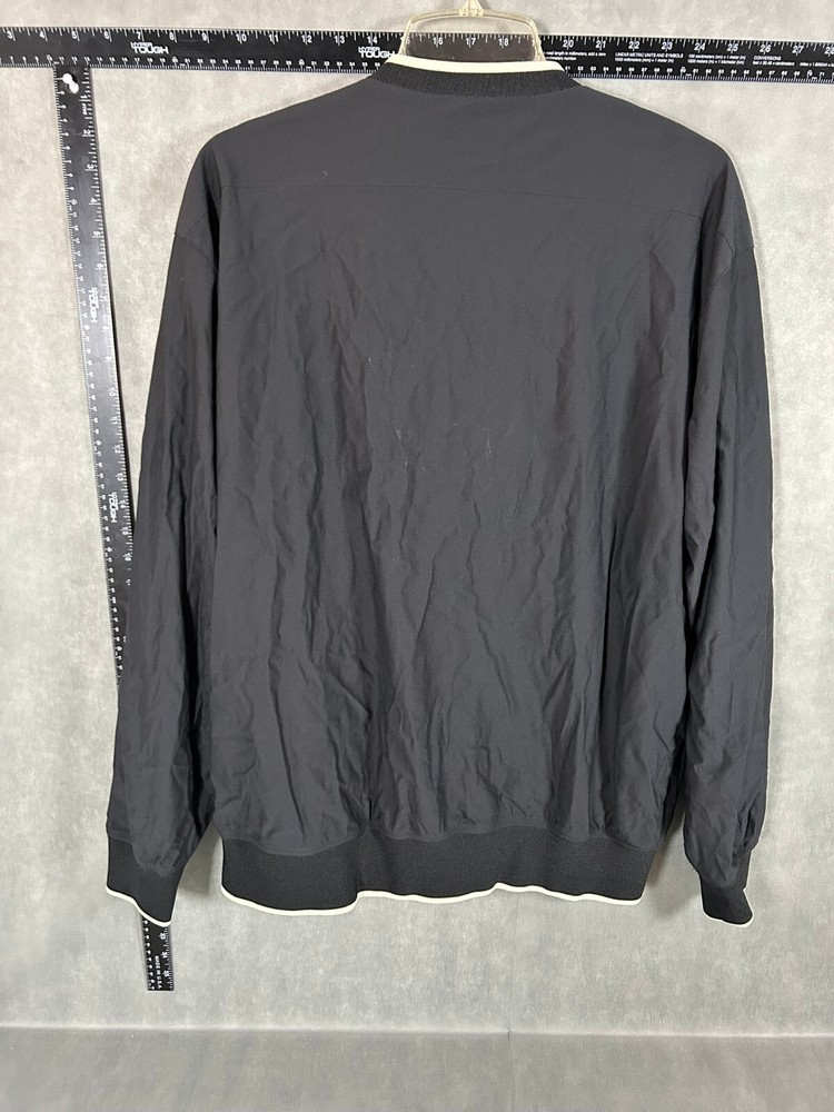 Callaway Golf Outerwear Mens Pullover Jacket Half Zip Black Size L