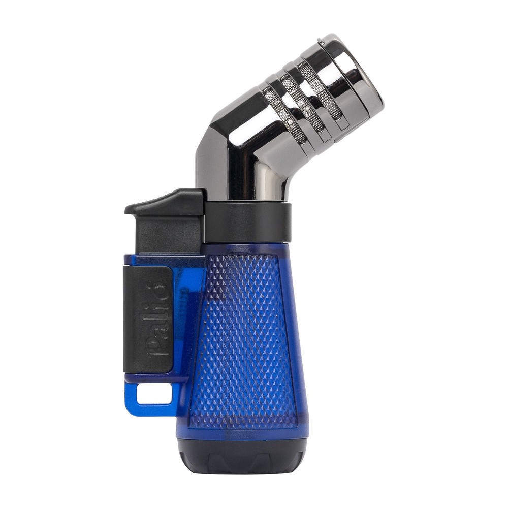 Palio Squadra Angled Triple-jet Flame Lighter, Blue