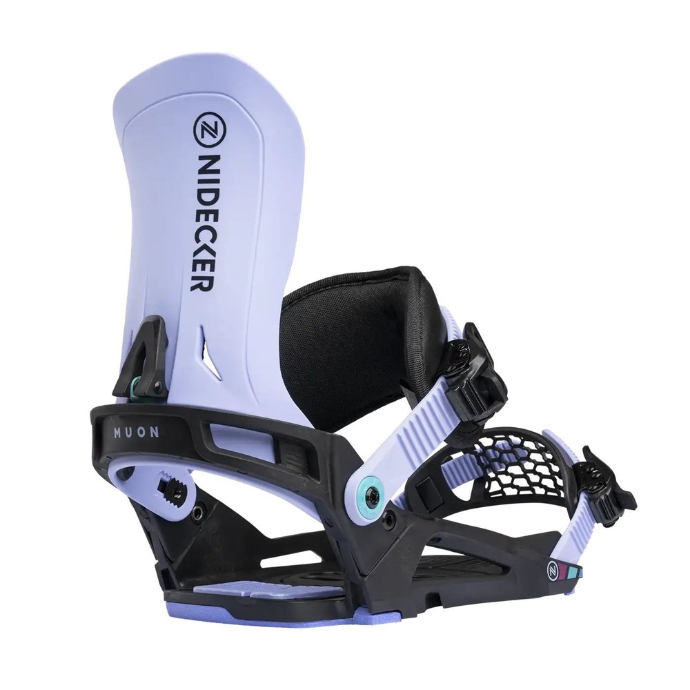 Nidecker Muon Snowboard Bindings, Lavender, Small