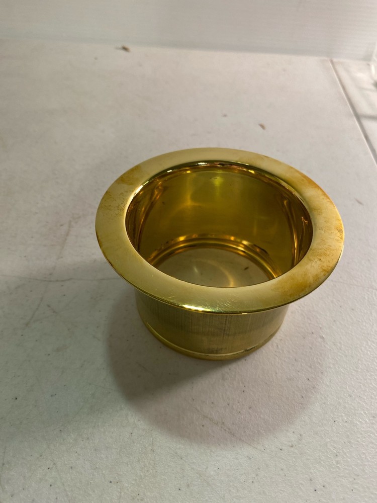 Brasstech 112A/03N Solid Brass Garbage Disposal Flange - Uncoated Polished