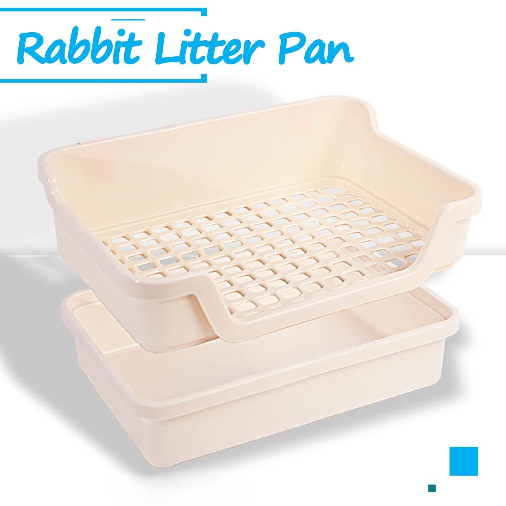 Hamiledyi Extra Large Rabbit Litter Box Corner Potty for Small Animals