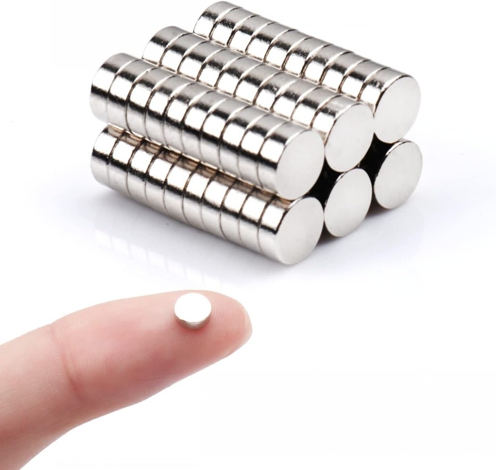 Multi-Use Small Magnets with No-Scratch Technology - Perfect for Fridge & Crafts