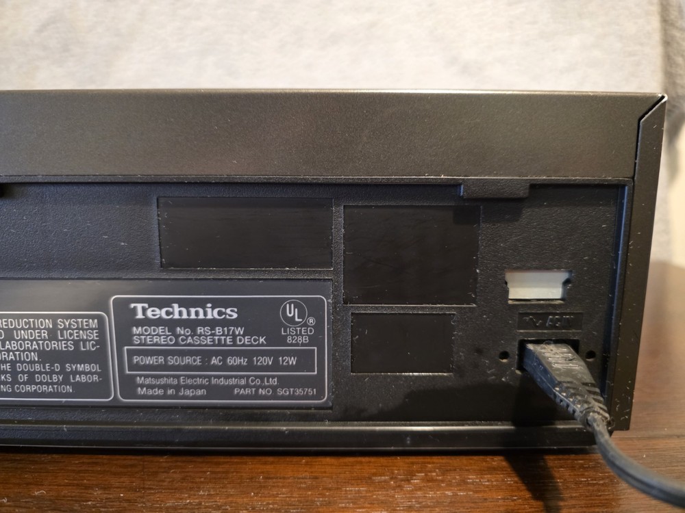 Technics RS-B17W Dual Cassette Deck Tested