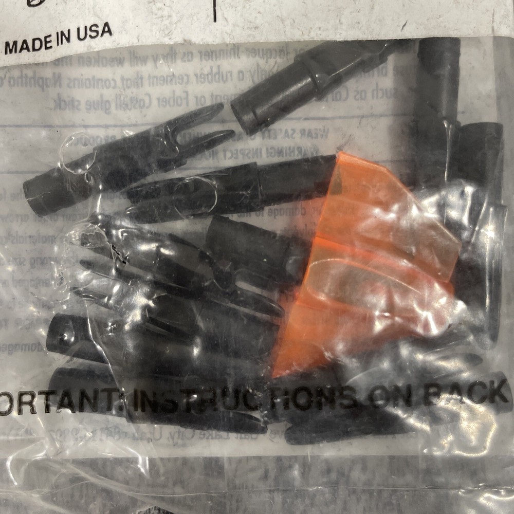 Easton Archery 3D Super Nocks 12 Pack Black