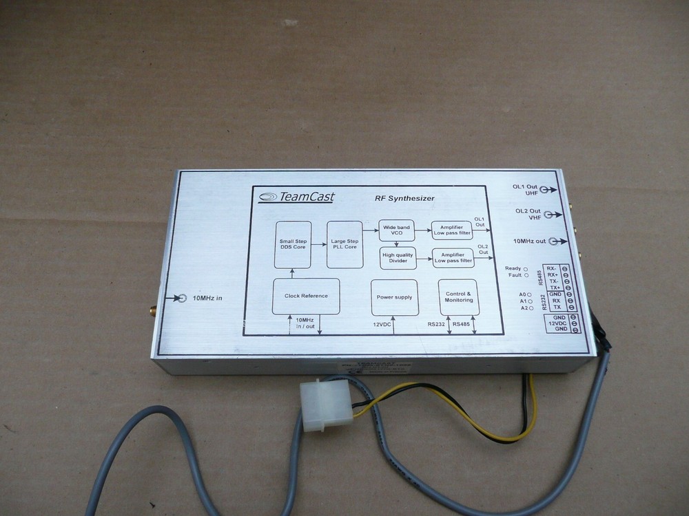 TeamCast RF Frequency Synthesizer TCM-SYN0-1032, High stability, Radio Frequency