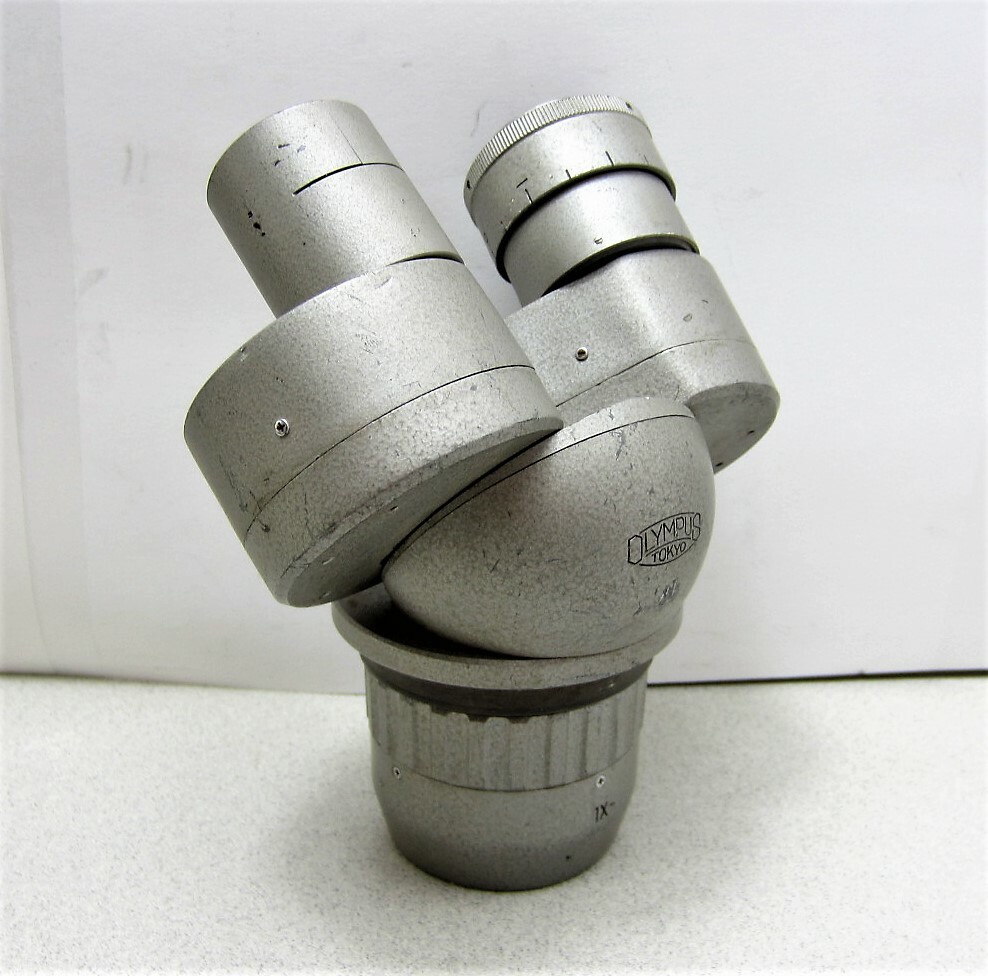Olympus 1x Microscope Head Binocular - No Eyepieces