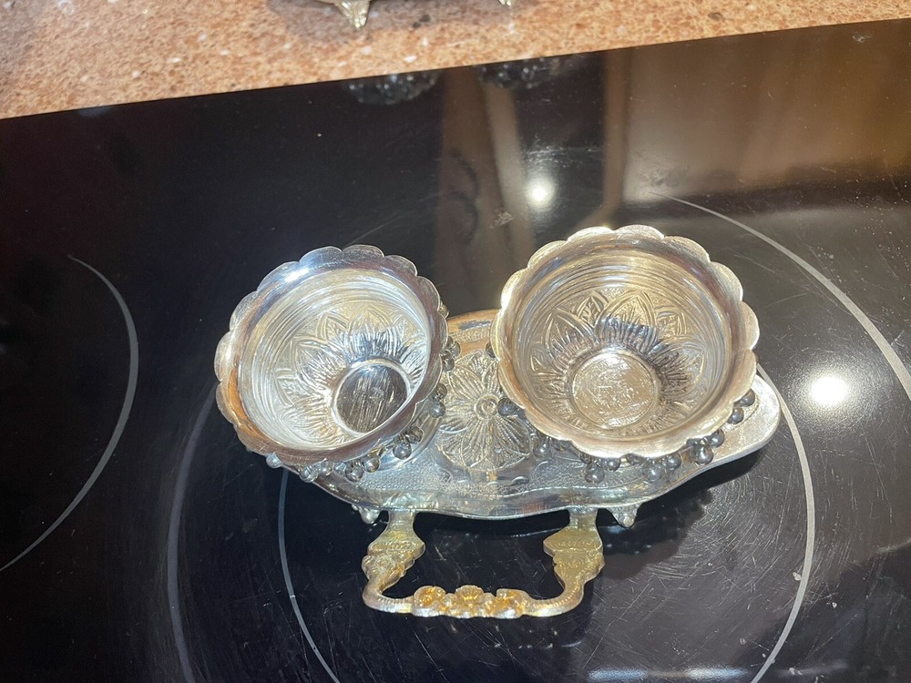 silver decorative holders