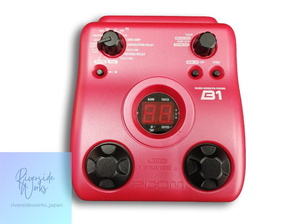ZOOM B1 Multi-Effects Pedal - Bass Guitar Effects Processor JP