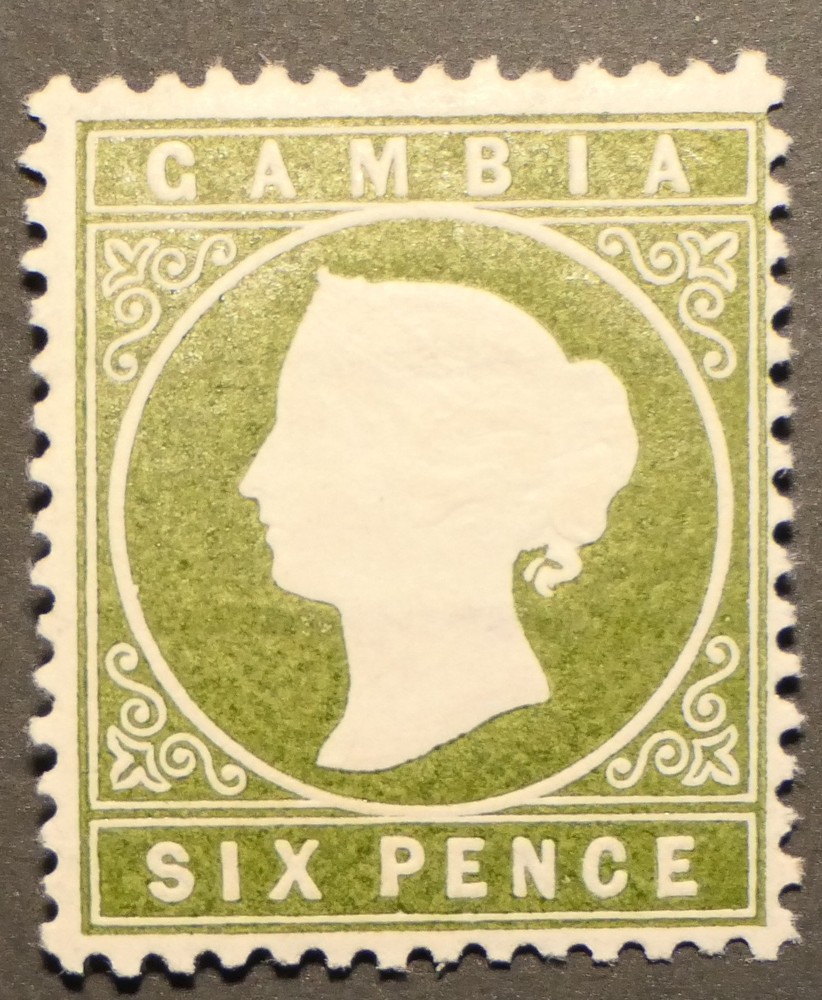 Gambia Scott # 18e, Mint OG LH, PF Cert