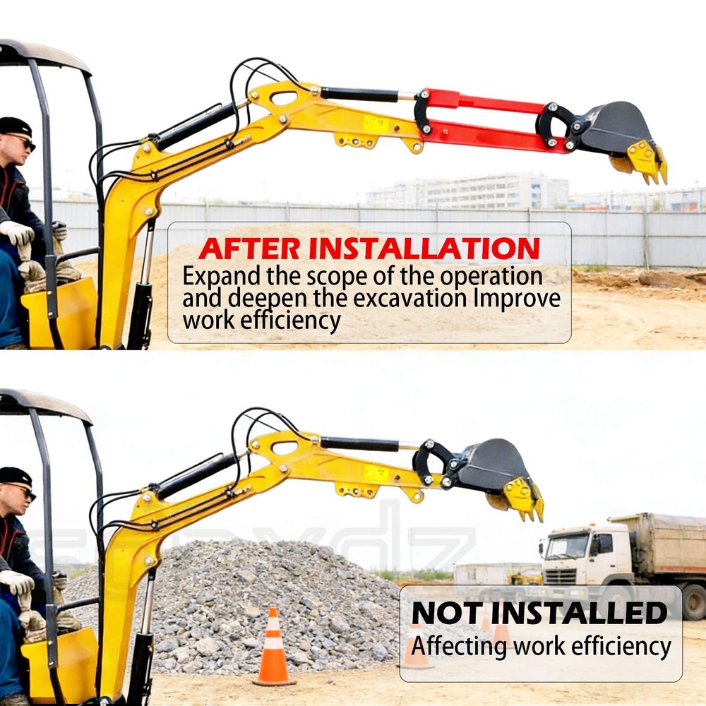 Excavator Arm Extension Kit for 0.8Tons-1.8tons Mini Excavator