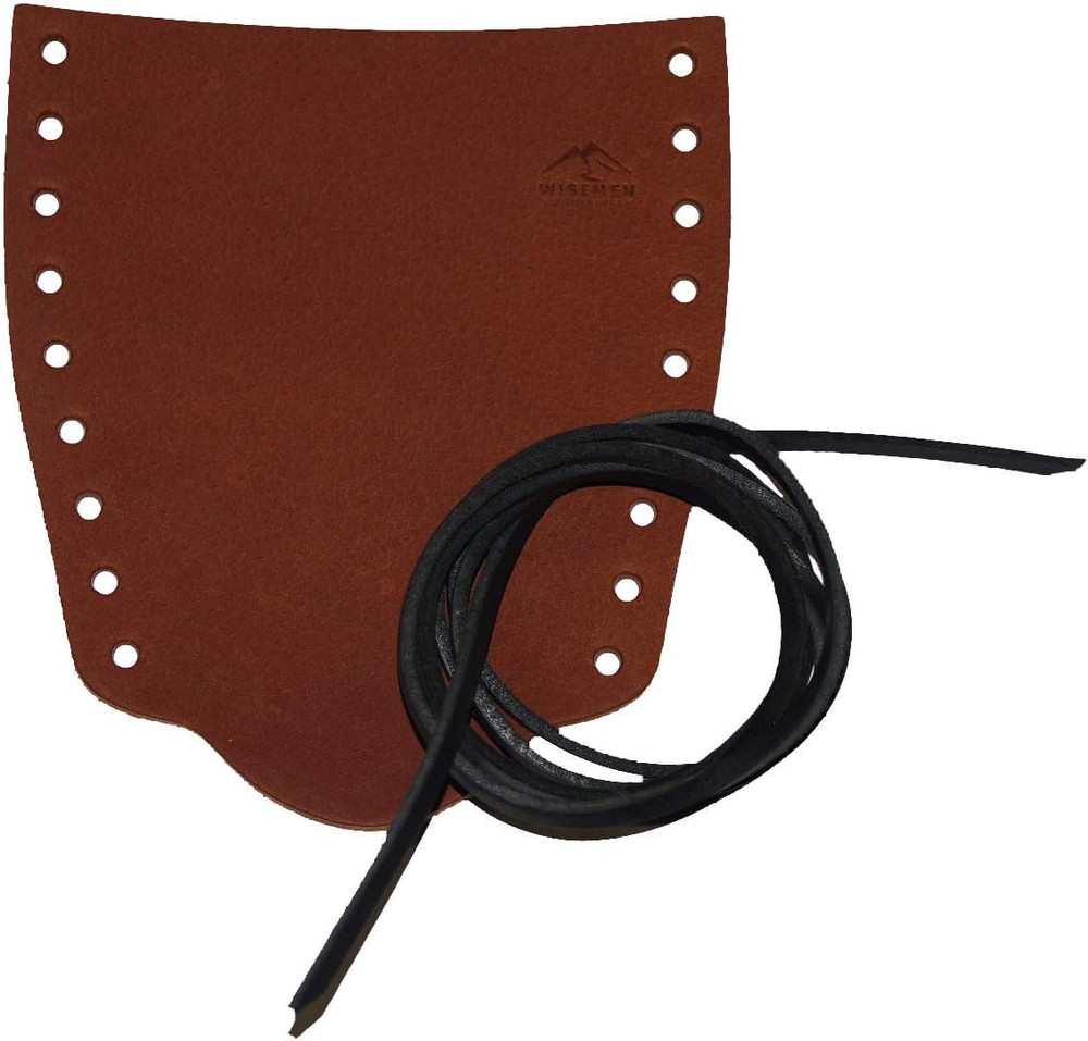 Large Overstrike Axe Guard, Handle Guard, Axe Collar (Brown)