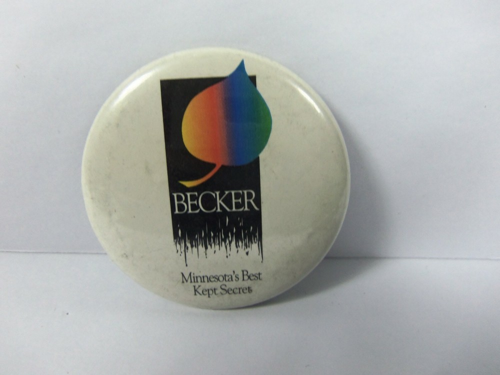 Becker Minnesota's Best Kept Secret  Pinback Button 2"