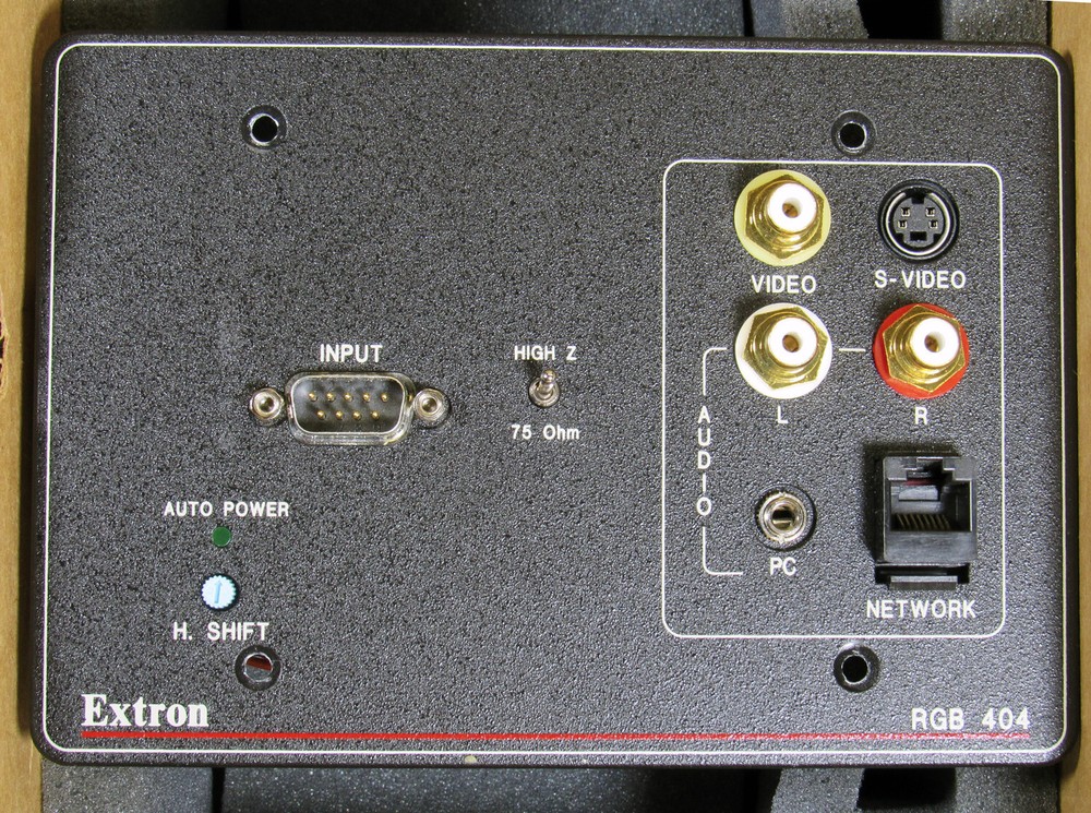 Extron RGB 404, Black - NEW IN BOX