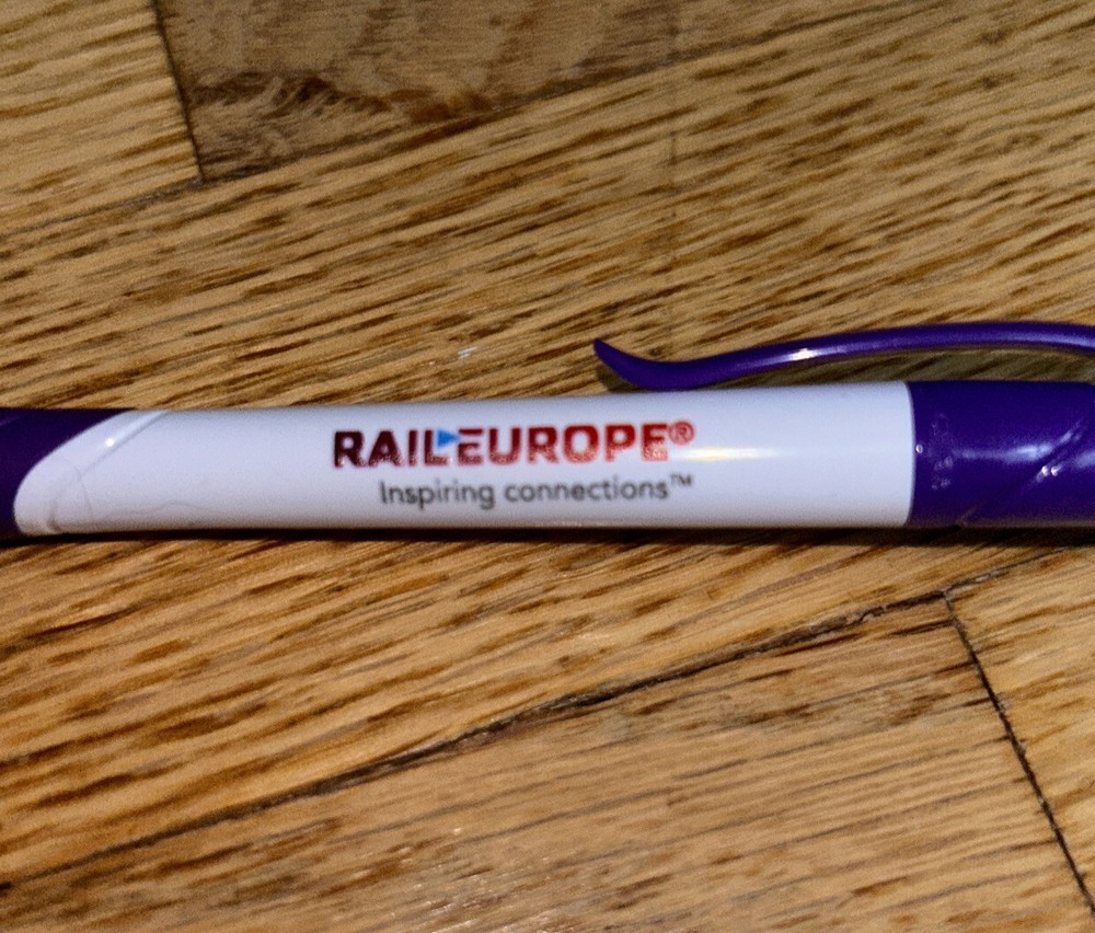 5 RAIL EUROPE PENS